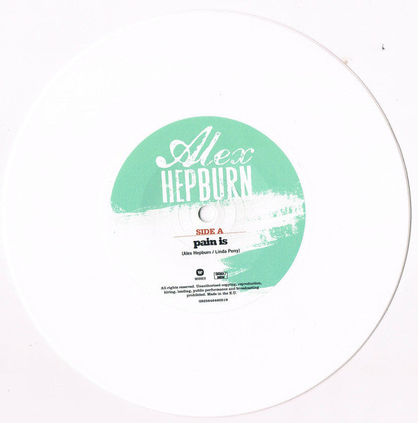 Alex Hepburn : Pain Is / Woman (7", Single, Whi)