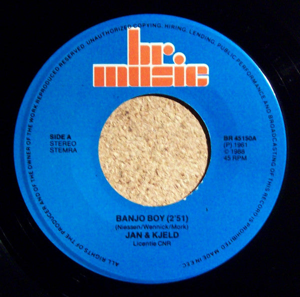 Jan & Kjeld : Banjo Boy / Heartaches By The Number (7", Single, M/Print)