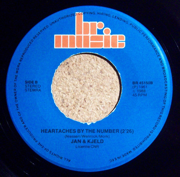 Jan & Kjeld : Banjo Boy / Heartaches By The Number (7", Single, M/Print)