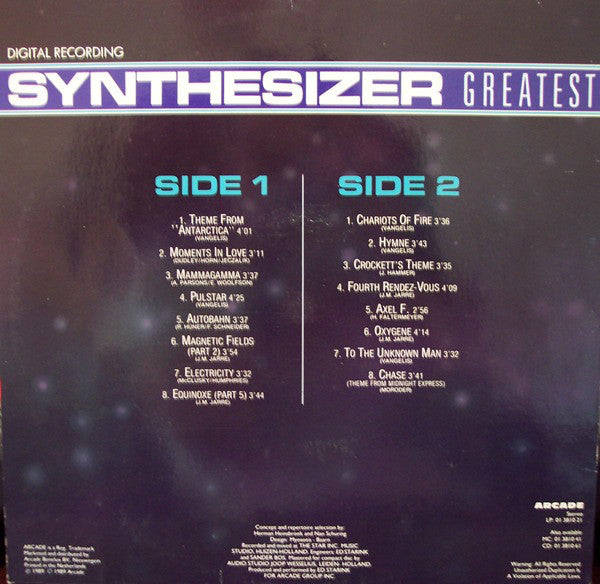 Ed Starink : Synthesizer Greatest (LP, Album)