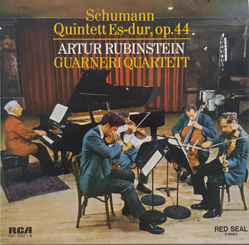 Robert Schumann, Arthur Rubinstein, Guarneri Quartet : Quintett Für Klavier Und Streichquartett Es-dur, Op.44 (LP)