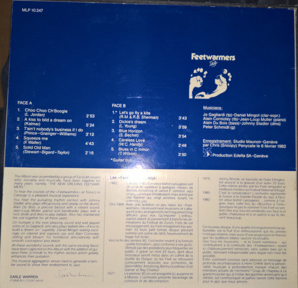 Feetwarmers : Cabaret Jazz (LP, RE)