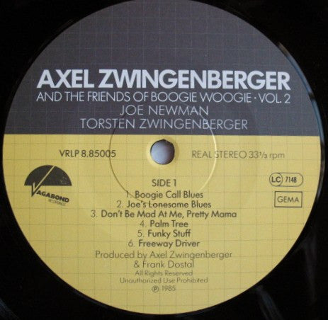 Axel Zwingenberger : Between Hamburg And Hollywood (LP, Album)