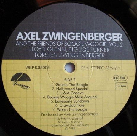 Axel Zwingenberger : Between Hamburg And Hollywood (LP, Album)