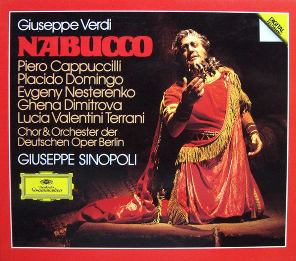 Giuseppe Verdi / Piero Cappuccilli, Placido Domingo, Evgeny Nesterenko, Ghena Dimitrova, Lucia Valentini Terrani, Chor* & Orchester Der Deutschen Oper Berlin, Giuseppe Sinopoli : Nabucco (2xCD, Album, RE + Box, Sli)