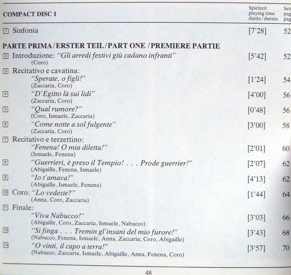 Giuseppe Verdi / Piero Cappuccilli, Placido Domingo, Evgeny Nesterenko, Ghena Dimitrova, Lucia Valentini Terrani, Chor* & Orchester Der Deutschen Oper Berlin, Giuseppe Sinopoli : Nabucco (2xCD, Album, RE + Box, Sli)