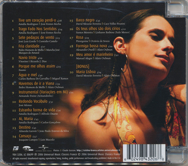 Cristina Branco : Live (CD, Album, Sup)