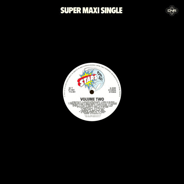 Stars On 45 : Stars On 45 Vol. 2 (12")