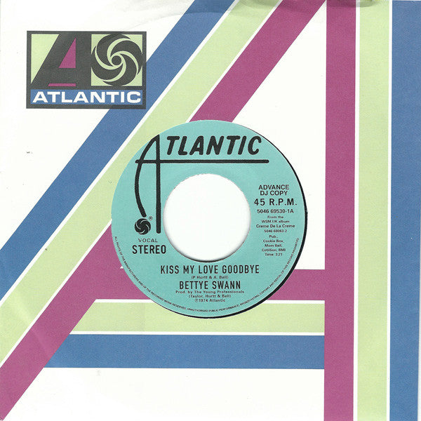 Bettye Swann / Major Harris : Kiss My Love Goodbye / Loving You Is Mellow (7", Ltd, Promo, Smplr)