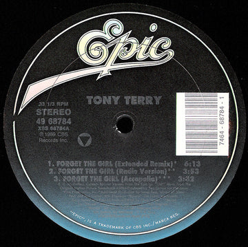 Tony Terry : Forget The Girl (12")