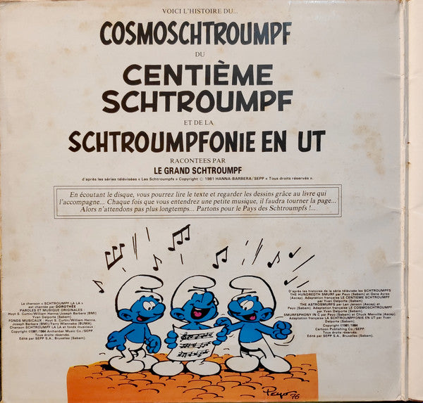 Les Schtroumpfs* : V'là Les Schtroumpfs (LP, Album, Gat)