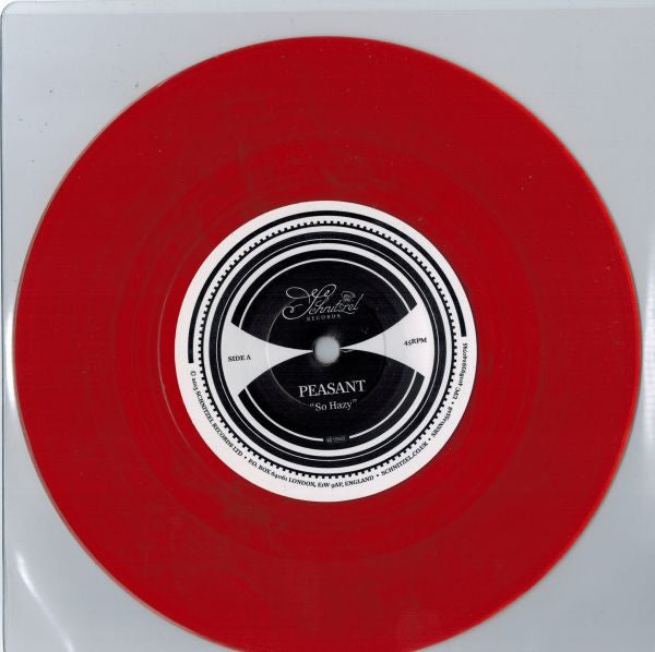 Alain Johannes / Peasant : So Hazy / I Do (7", Ltd, Red)