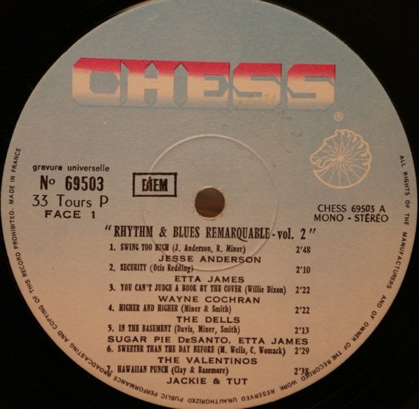 Various : Rhythm & Blues Remarquable Vol 2 (LP, Comp)