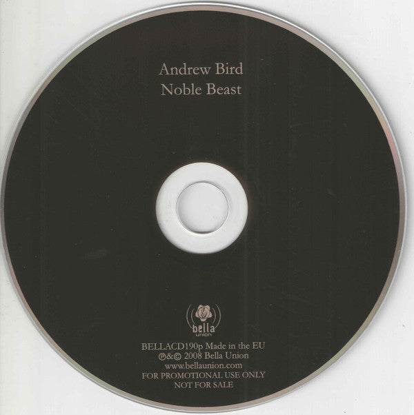 Andrew Bird : Noble Beast (CD, Album, Promo)