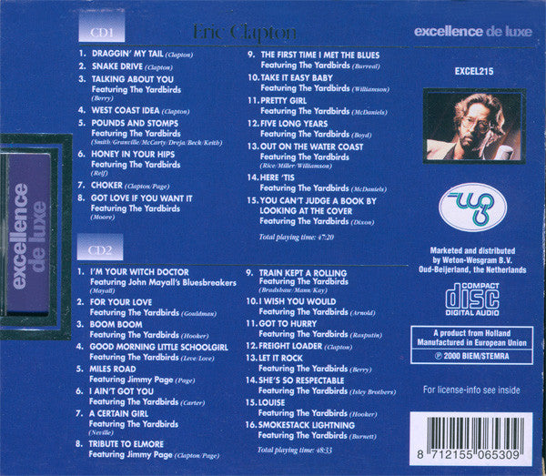 Eric Clapton : 31 Rockguitar Standards (2xCD, Comp)
