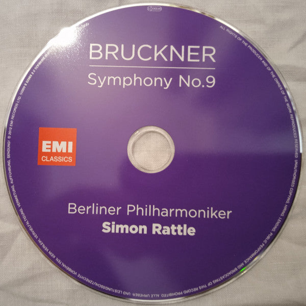 Anton Bruckner - Sir Simon Rattle, Berliner Philharmoniker : Bruckner 9 (Four Movement Version) (CD)