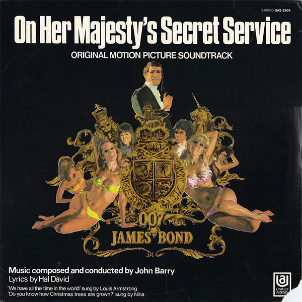 John Barry : On Her Majesty's Secret Service (Original Motion Picture Soundtrack) (LP, Album)