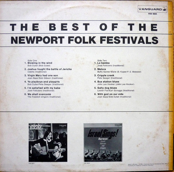 Various : The Best Of The Newport Folk Festivals (LP, Comp)
