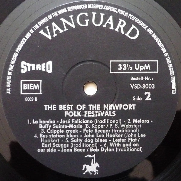 Various : The Best Of The Newport Folk Festivals (LP, Comp)