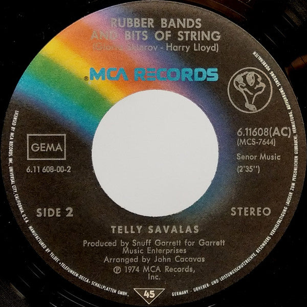 Telly Savalas : If (7", Single)