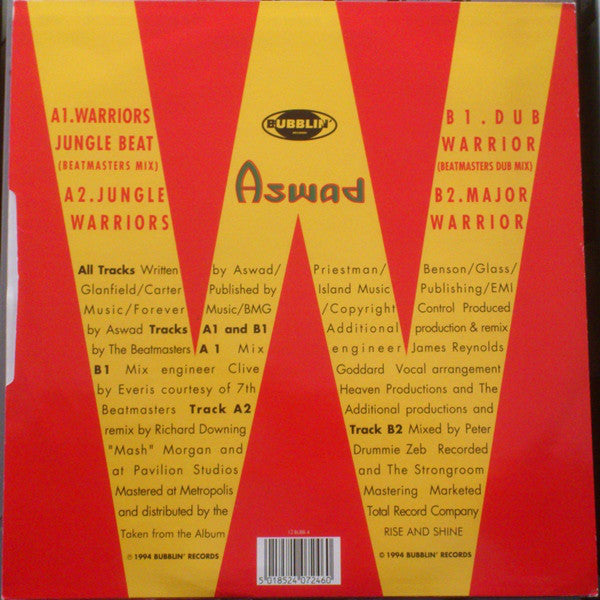 Aswad : Warriors (12")