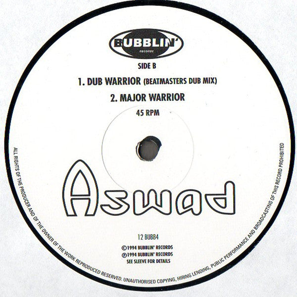 Aswad : Warriors (12")