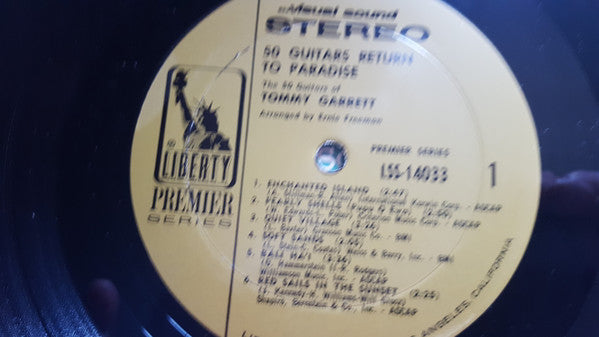 The 50 Guitars Of Tommy Garrett : Return To Paradise (LP, Gat)
