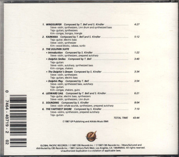 Steven Kindler / Teja Bell : Dolphin Smiles (CD, Album)