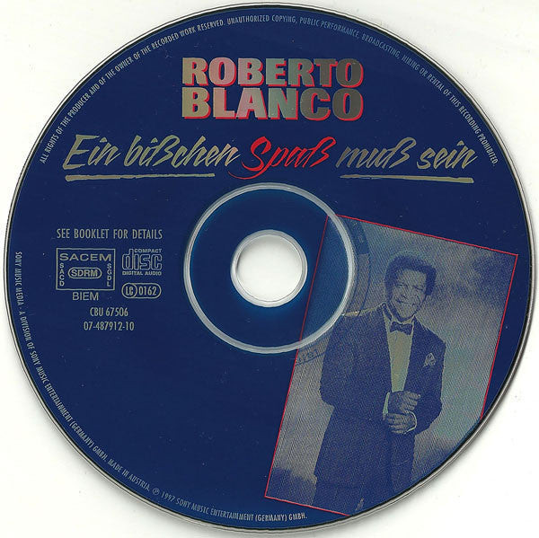 Roberto Blanco : Ein Bißchen Spaß Muß Sein (CD, Comp)