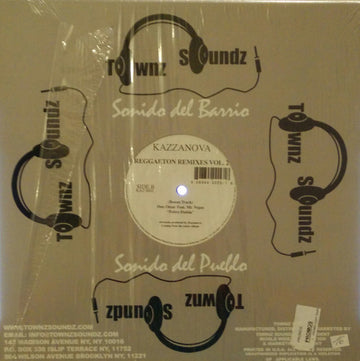 Kazzanova* : Reggaeton Remixes Vol.2 (12")