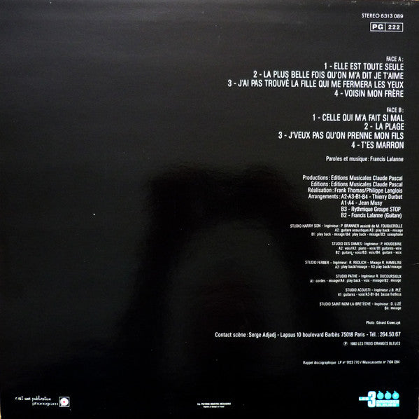 Francis Lalanne : 2e Album (LP, Album)