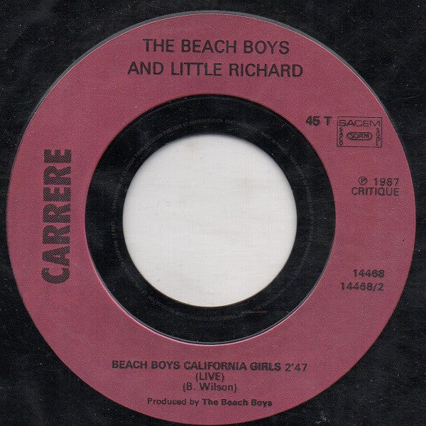 The Beach Boys & Little Richard : Happy Endings (7", Single)