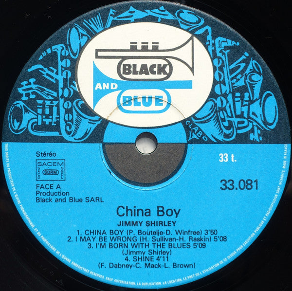 Jimmy Shirley : China Boy (LP, Album)