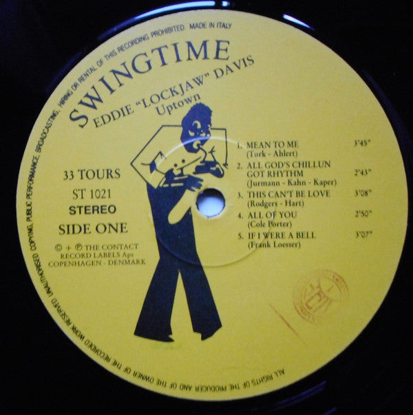 Eddie Davis* : Uptown (LP, Album, RE)