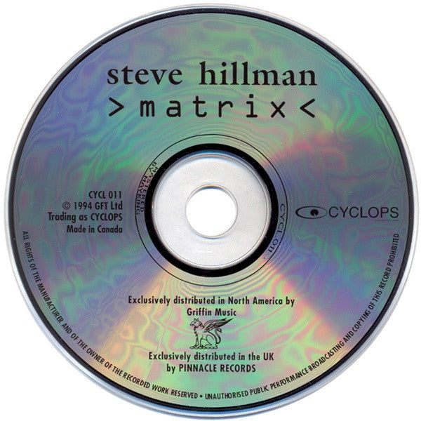 Steve Hillman : Matrix (CD, Album)