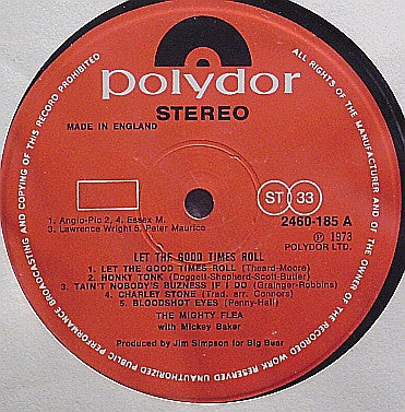 Gene "Mighty Flea" Conners With  Mickey Baker : Let The Good Times Roll (LP, Album)