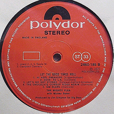 Gene "Mighty Flea" Conners With  Mickey Baker : Let The Good Times Roll (LP, Album)