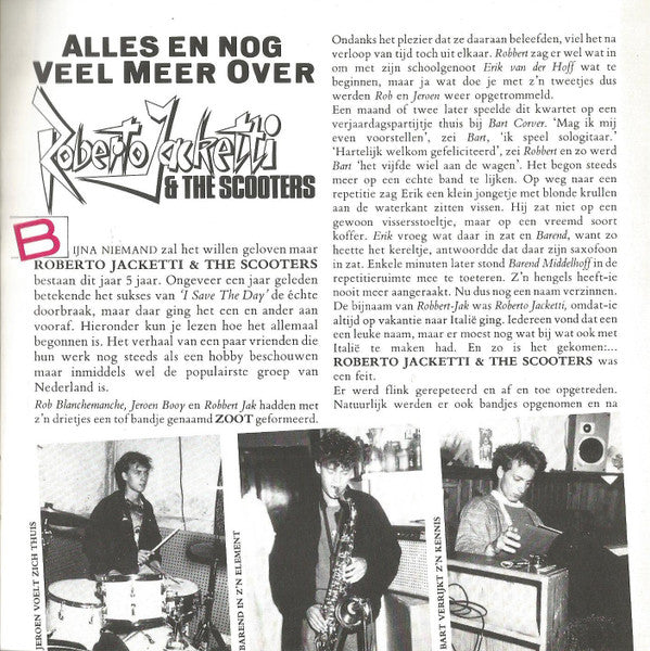 Roberto Jacketti & The Scooters : Single Book Nr. 1 (7", S/Sided, Single, Pic)
