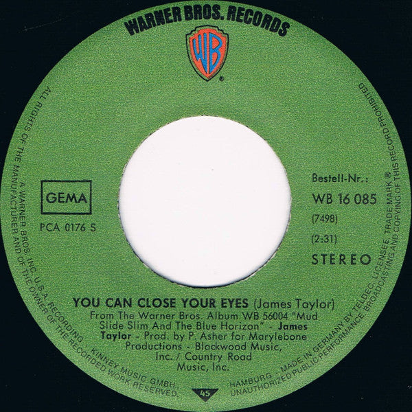 James Taylor (2) : You've Got A Friend (7", Single)
