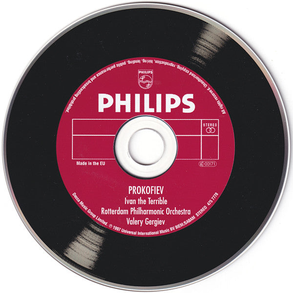 Sergei Prokofiev - Liubov Sokolova, Nikolai Putilin, Rotterdams Philharmonisch Orkest, Kirov Chorus, Valery Gergiev : Ivan The Terrible (CD, Album, RE)