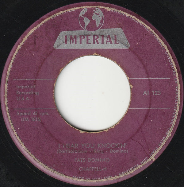 Fats Domino : I Hear You Knockin' / It Keeps Raining (7", Single)