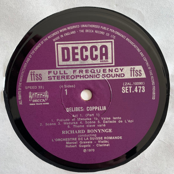 Léo Delibes, Richard Bonynge : Coppélia (2xLP, Album + Box)