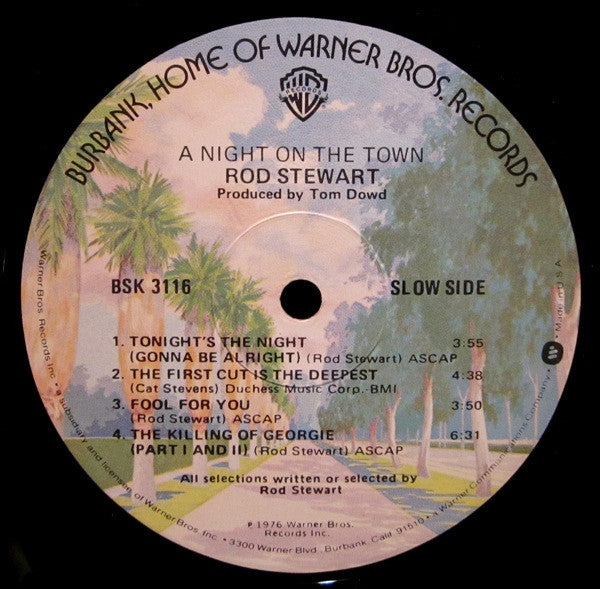 Rod Stewart : A Night On The Town (LP, Album, RE, Los)
