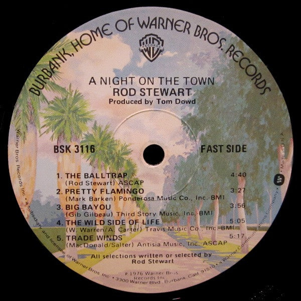 Rod Stewart : A Night On The Town (LP, Album, RE, Los)