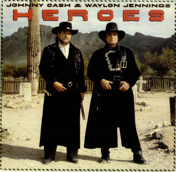 Johnny Cash & Waylon Jennings : Heroes (LP, Album)