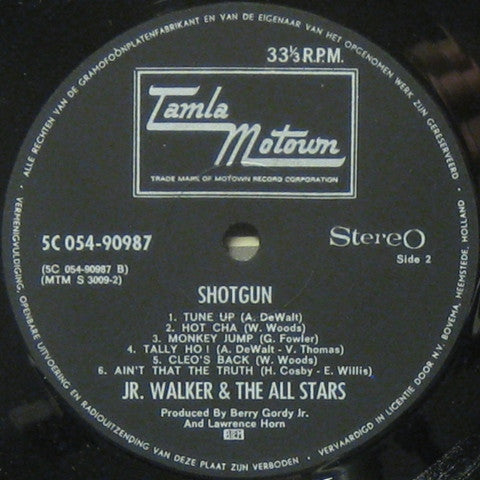 Junior Walker & The All Stars : Shotgun (LP, Album, RE)