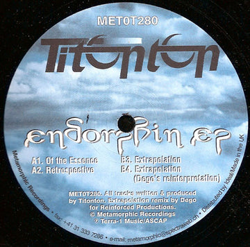 Titonton Duvanté : Endorphin EP (12", EP)