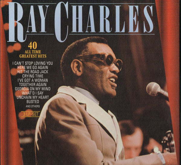 Ray Charles : 40 All Time Greatest Hits (3xLP, Comp, Box)