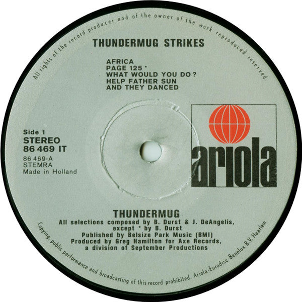 Thundermug : Thundermug Strikes (LP, Album)
