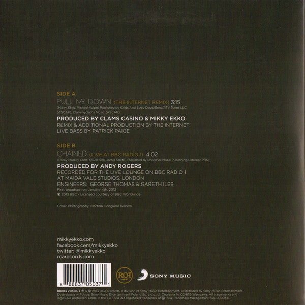 Mikky Ekko : Pull Me Down (7", RSD, Ltd, Pin)